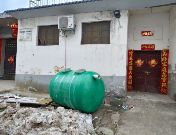 家用玻璃钢化粪池现场